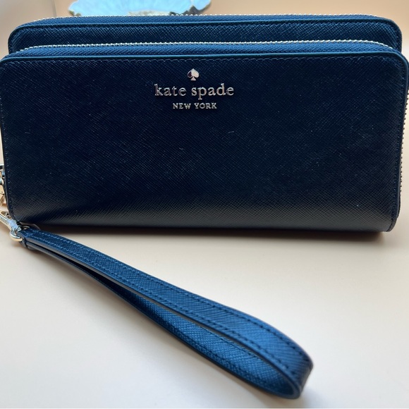 Kate Spade Stacie Carryall Wristlet Wallet Black